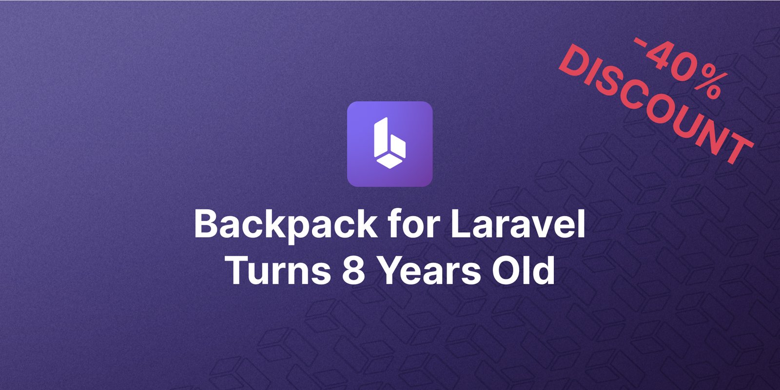 Backpack turns 8 years old, celebrates with 40% discount